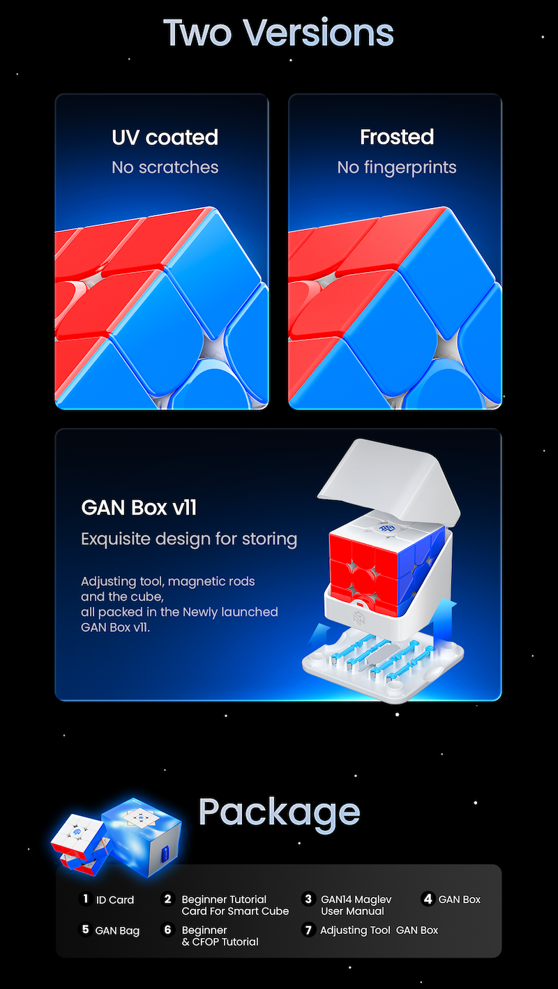 GAN 14 MagLev M 3x3 UV Coated Stickerless